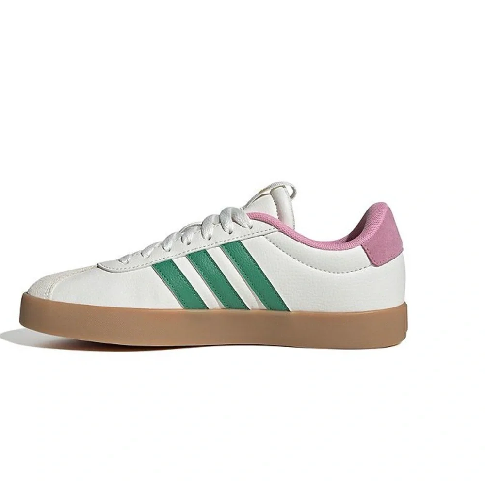 adidas Women's Sneakers White Green Pink - Picture 4 of 6